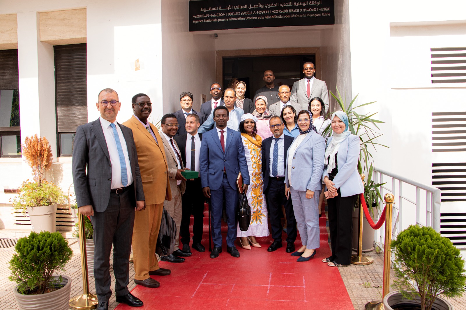 Visite de la délégation tchadienne à l’Agence Nationale pour renforcer la coopération en matière de rénovation urbaine et de réhabilitation des bâtiments menaçant ruine.